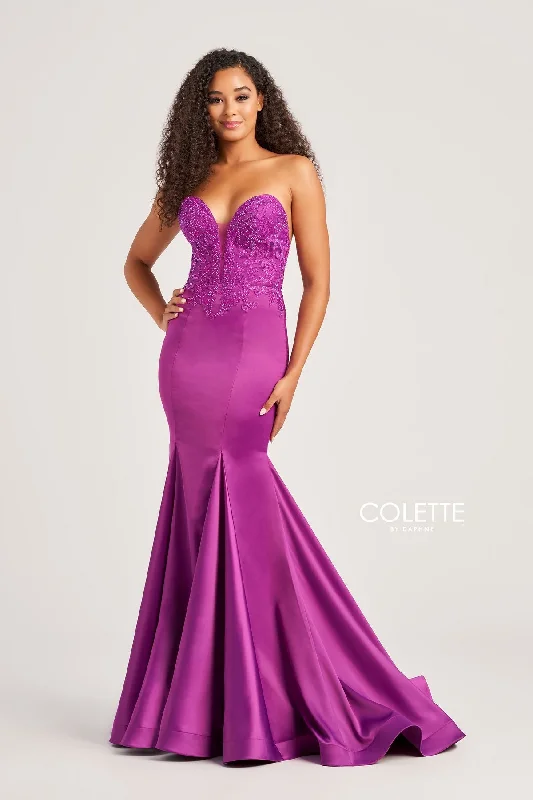 Sale Event Colette CL5116 Mermaid Prom Long Stones Formal Dress