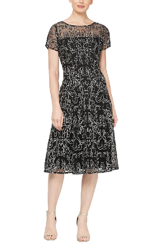 Special Buy SL Fashions 9220251 Lace Cocktail Dress
