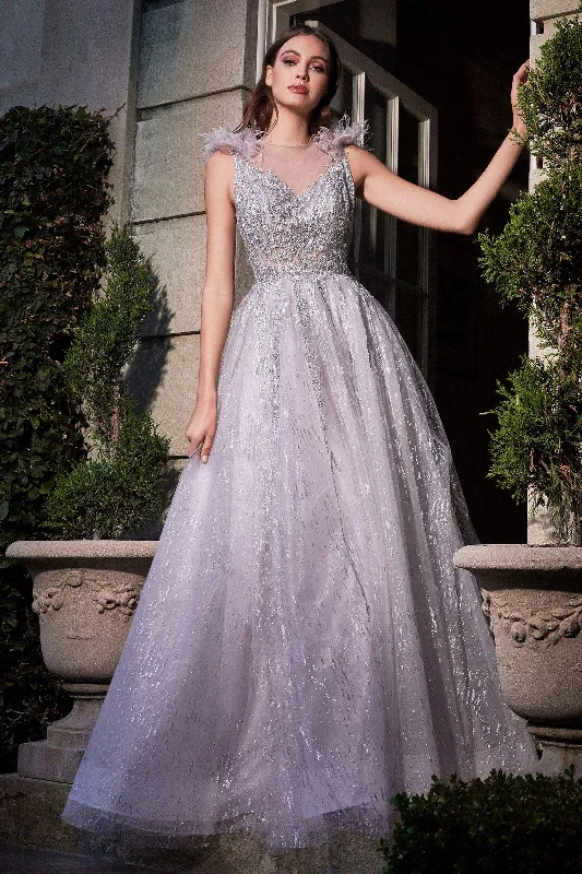 Super Bargain Cinderella Divine B704 Sleeveless Long Prom Dress