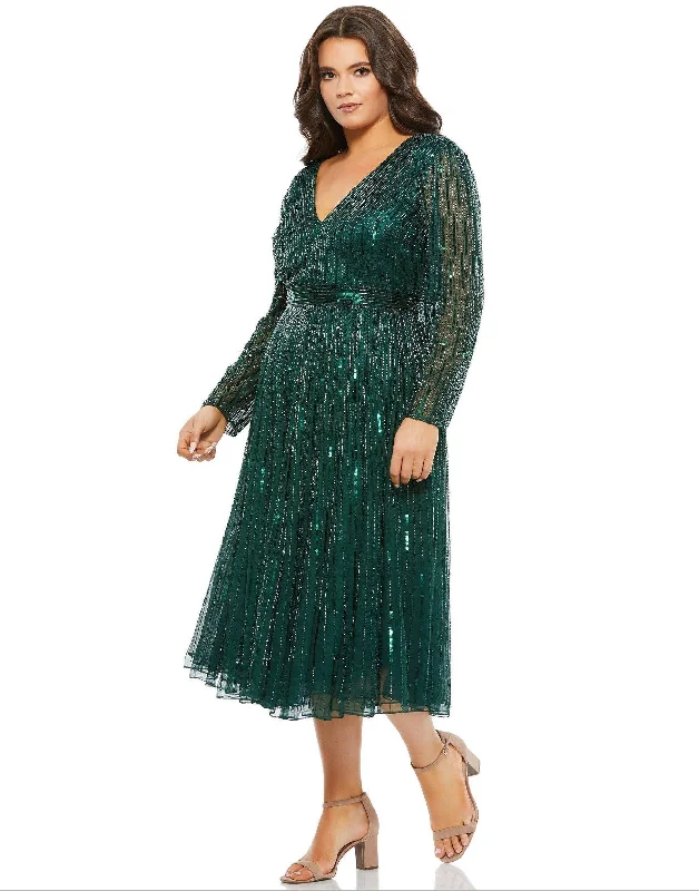 Overstock Mac Duggal 5529 Emerald 14W Sale