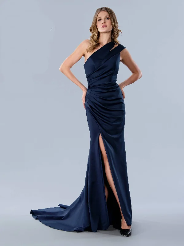 Seasonal Sale Stella Couture 23358 Long Formal Pleat Prom Dress