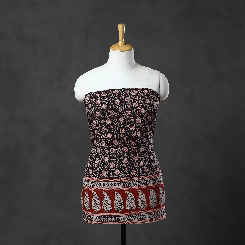 Seasonal Clearance Black - Natural Dyed Cotton Bagh Print Kurta Material (2.2m) 18 Seasonal Clearance Black - Natural Dyed Cotton Bagh Print Kurta Material (2.2m) 18