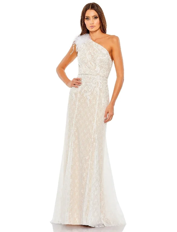 Special Price Mac Duggal 11317 Long One Shoulder Formal Dress
