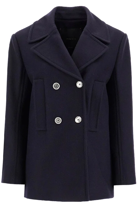 Unbeatable Prices Pinko Women's Double-Breasted Wool Blend Caban