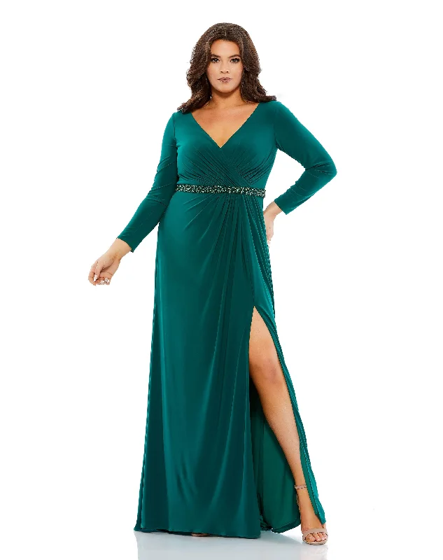 Super Deal Mac Duggal 67899 Fabulouss Long Mother of the Bride Plus Size Gown