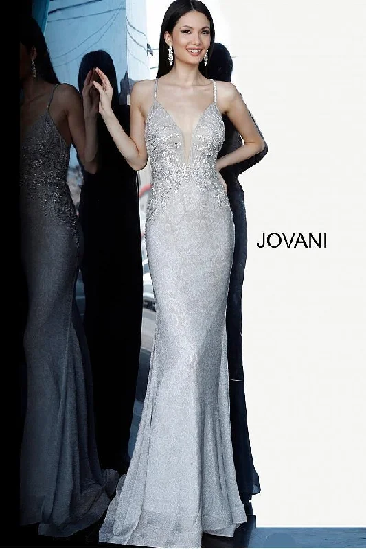 Closeout Sale Jovani 03167 Fitted Long Prom Dress