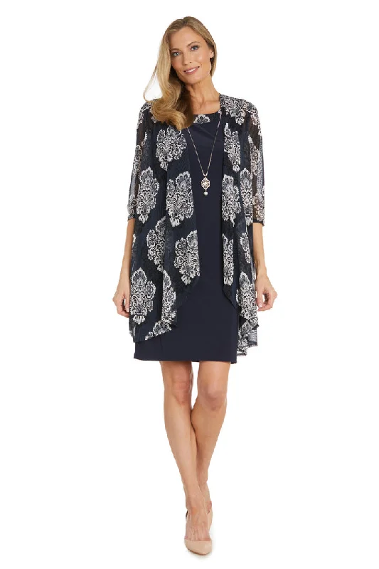 Today's Special R&M Richards 1427 Mother of the Bride Short Printed Jacket Dress