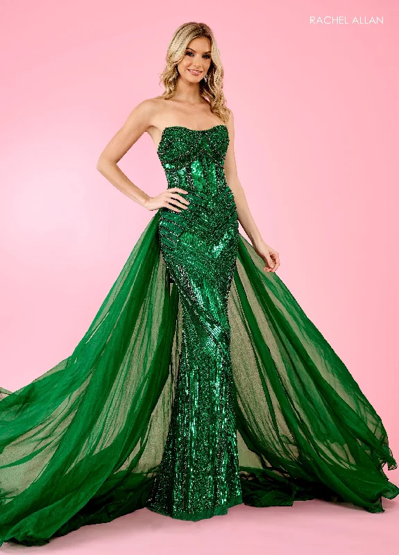 Flash Sale Rachel Allan  70520 Formal Long Overskirt Prom Dress