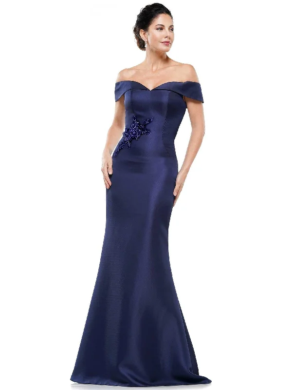 Price Slash Marsoni Long Off Shoulder Formal Dress 1003