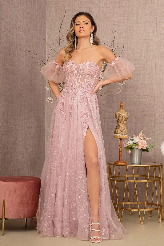 Grand Opening Sale Long Strapless A Line Prom Gown