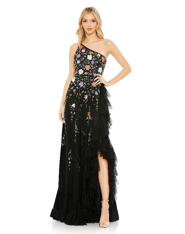 New Arrival Mac Duggal 9164 Prom Long One Shoulder Formal Dress