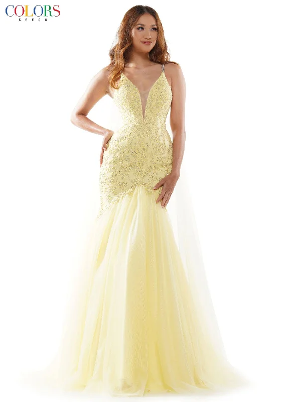 Deep Discounts Colors G962 Colors Long Formal Mermaid Prom Dress