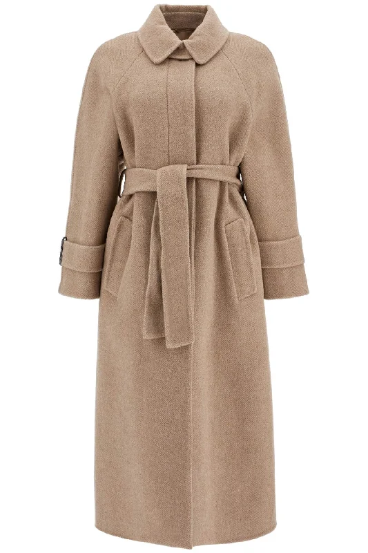 Friends and Family Sale Brunello Cucinelli Women's Wool And Cashmere Coat With Belt