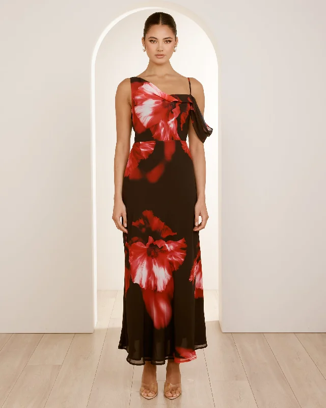 Instant Discount Shayla Cowl Neck Maxi Dress