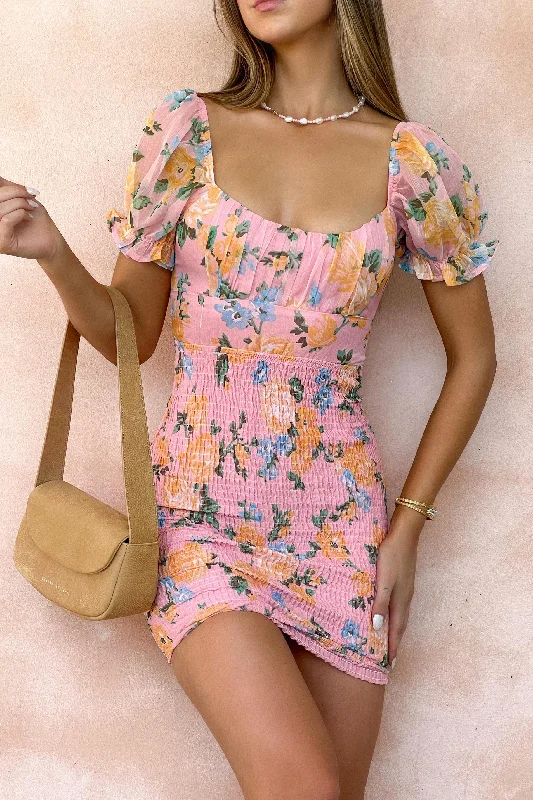 Limited Availability Shilo Dress / Pink