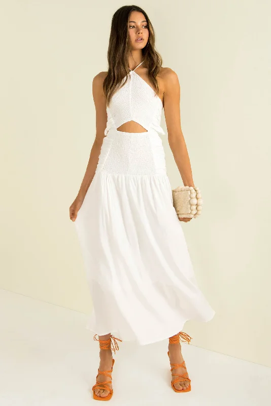 Massive Deals Mirage Dress / White