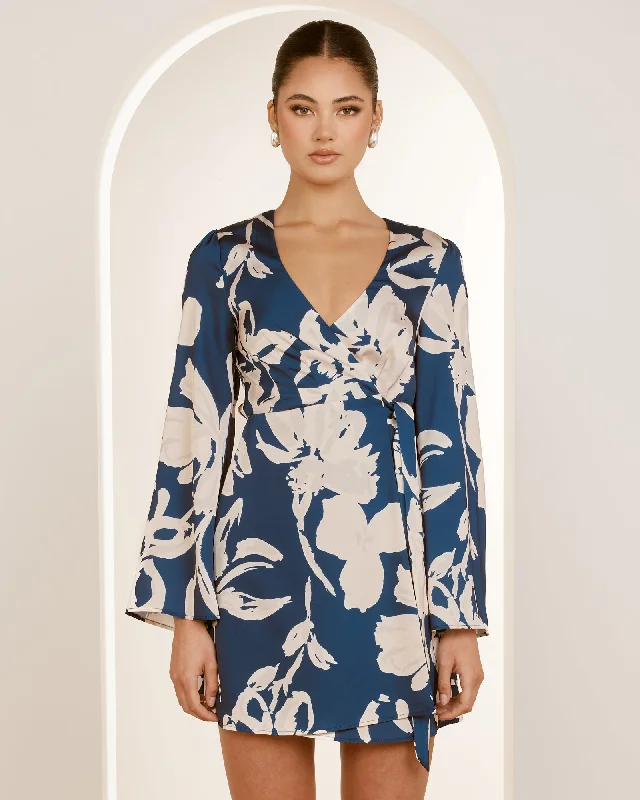 Super Sale Matilda Wrap Mini Dress