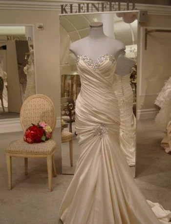 Mega Deal Pnina Tornai Sweetheart Mermaid Gown in Satin