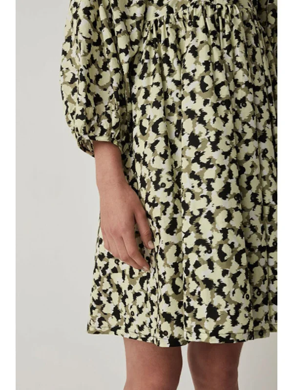 Clearance Sale JUST Womens Green Gathered Pocketed Lined Camouflage Balloon Sleeve Square Neck Above The Knee Fit + Flare Dress Clearance Sale JUST Womens Green Gathered Pocketed Lined Camouflage Balloon Sleeve Square Neck Above The Knee Fit + Flare Dress