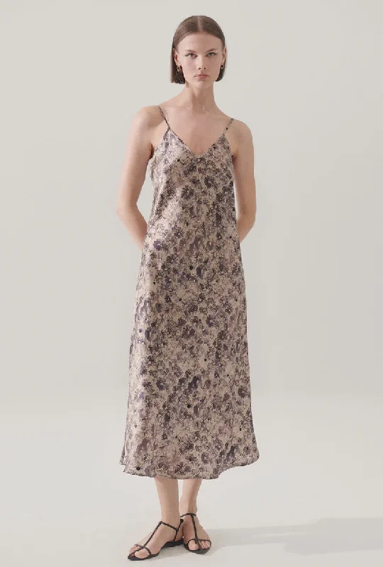 Take Advantage 90S SLIP DRESS ASTER FLORAL