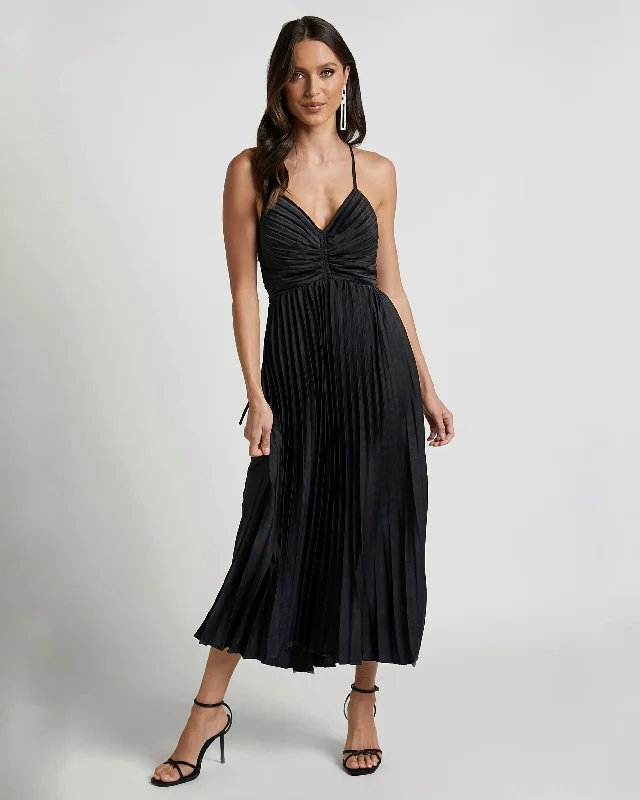 Exclusive Savings BILL MIDI DRESS -BLACK