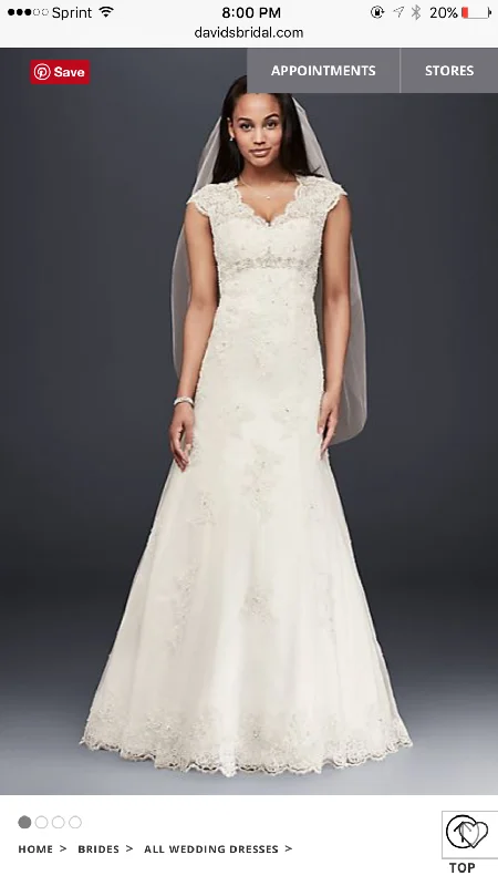 Super Sale David's Bridal 10020474