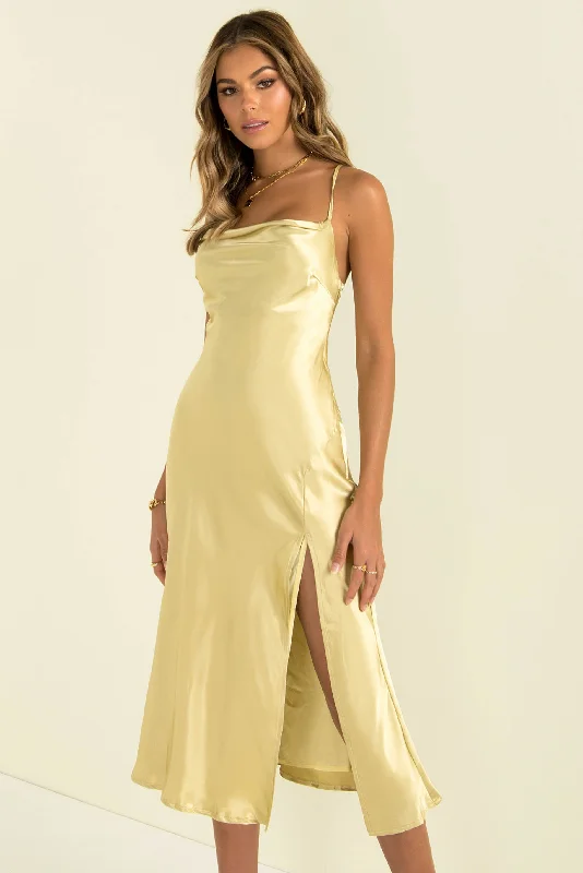 Exclusive Online Offer Portia Dress / Chartreuse