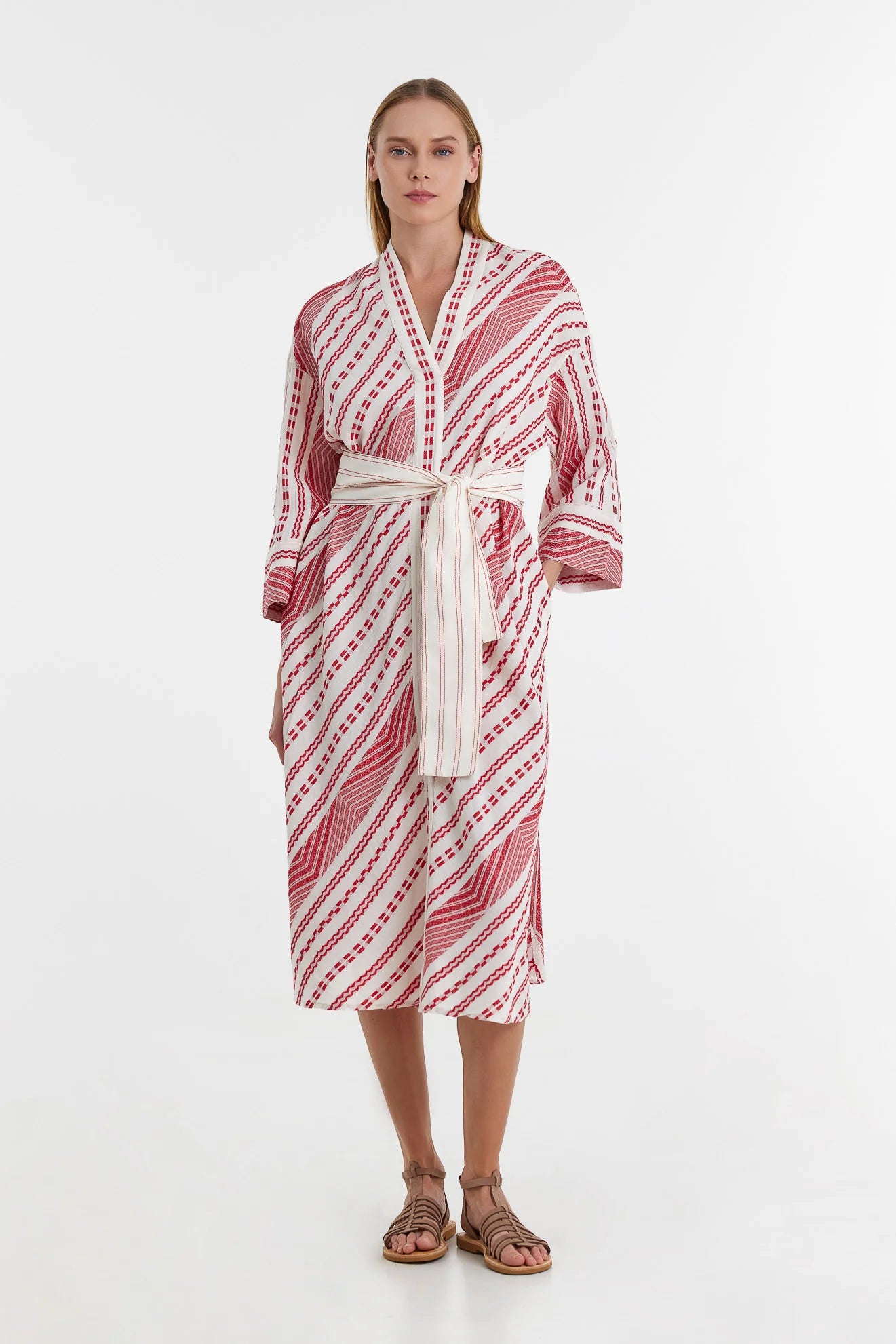 Price Drop ESTELLA RED/ OFF WHITE