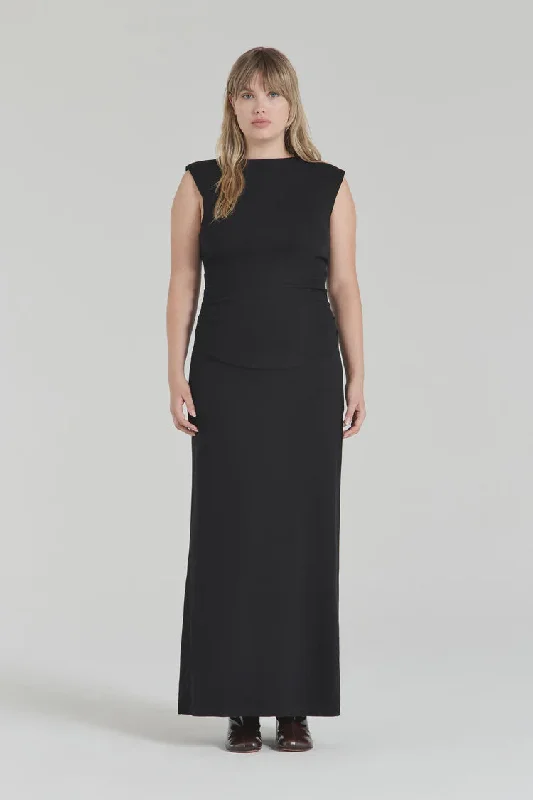 Super Bargain THE HARLOW DRESS BLACK
