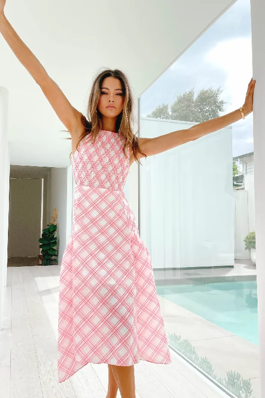 Early Bird Discount Hartley Dress / Pink