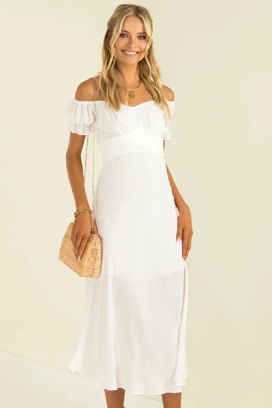 Price Reduction Kristen Dress / White