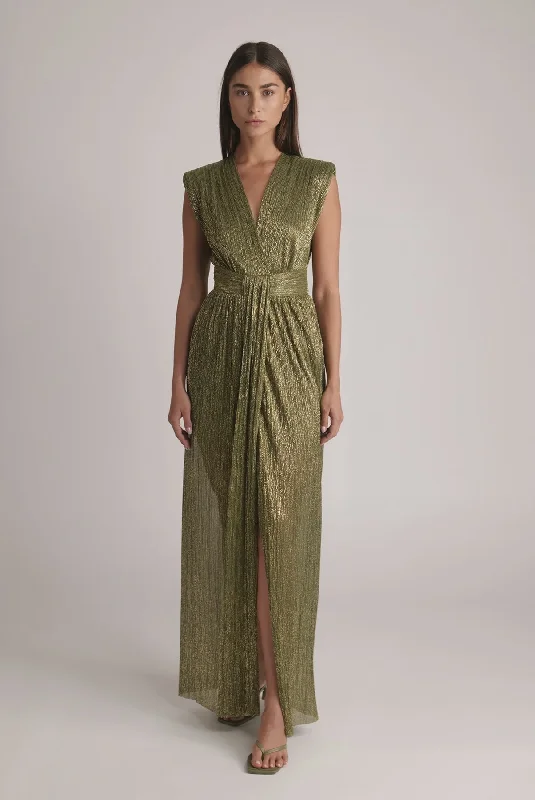 Final Markdown ORIAN DRESS MOSS GREEN