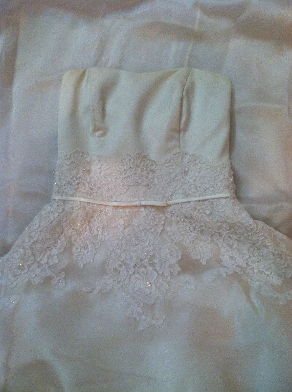Great Bargains Priscilla of Boston silk satin organdy designer gown