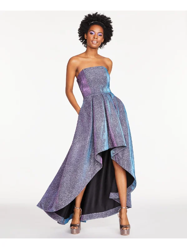 Savings Spectacular SPEECHLESS Womens Glitter Sleeveless Strapless Full-Length Prom Hi-Lo Dress