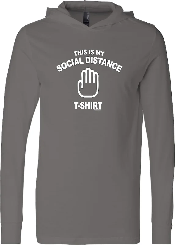 Special Price This is My Social Distancing Shirt Lightweight Hoodie