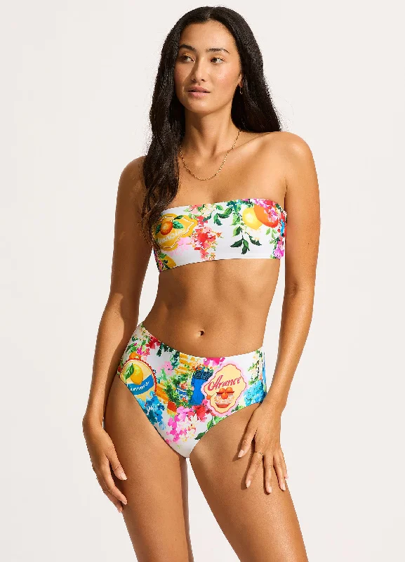 Can't Miss Ciao Bella Bandeau Bikini Top - White