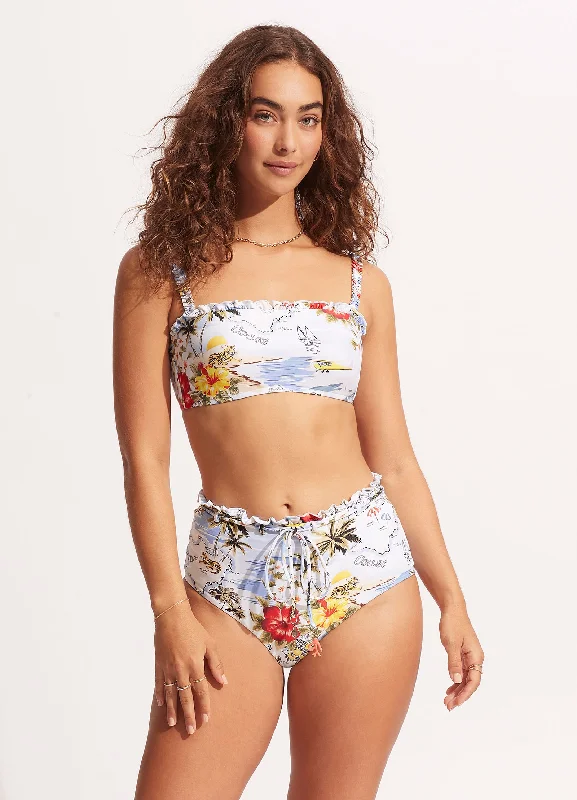 Today’s Deal Coast To Coast High Waisted Pant - Powder Blue