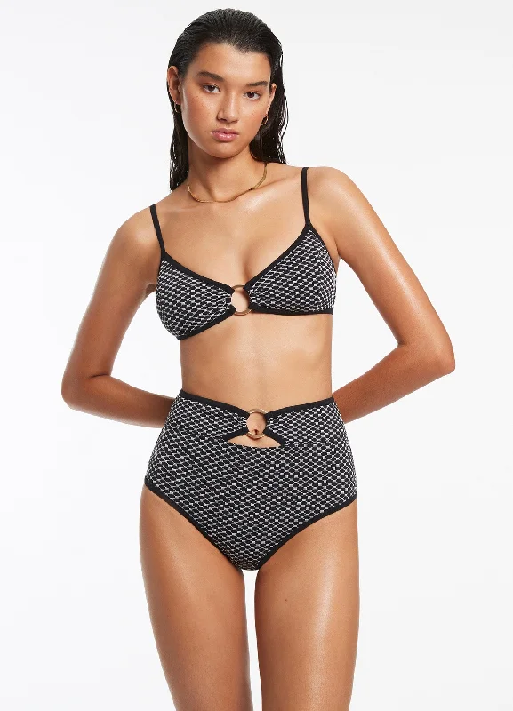 Exclusive Savings Corallo Trim High Waist Pant - Black