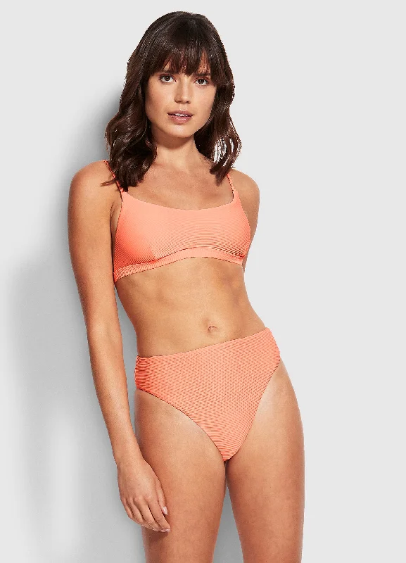 While Supplies Last Essentials High Rise Pant - Papaya Punch
