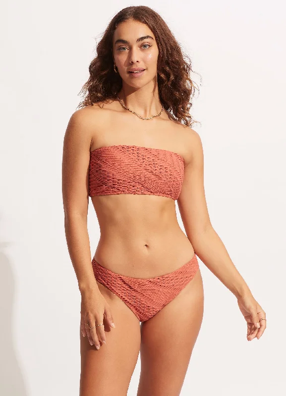 Members Only Marrakesh Tube Top - Cinnamon