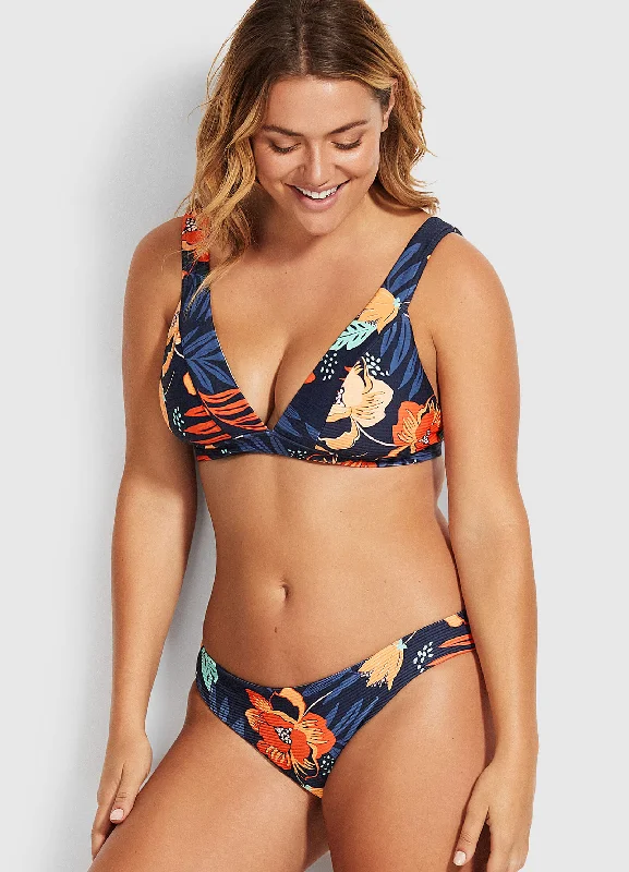 Stock Up and Save On Vacation Hipster Bikini Pants  - Indigo