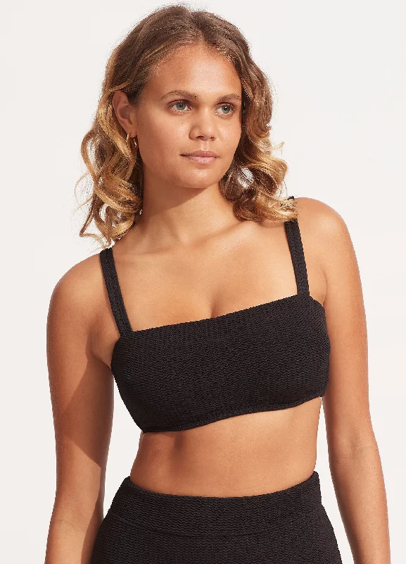 Final Clearance Sea Dive DD Tank Bra - Black