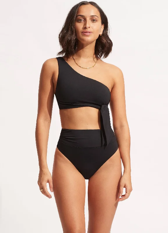 Special Discount Seafolly Collective High Cut Rio - Black