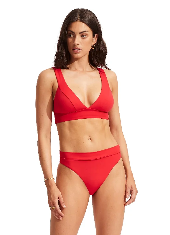 Deal of the Day Seafolly Collective High Rise Pant - Chilli Red